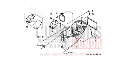 COMPARTIMENT A BAGAGES SJ100W de 1998